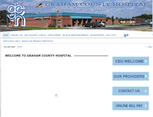 Tablet Screenshot of grahamcountyhospital.org